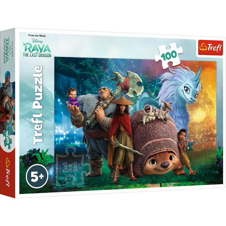 Disney: Raya - Den sidste Drage - 100 brikker