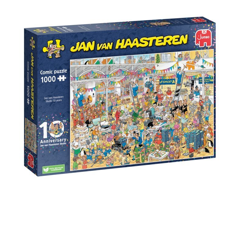 Jan van Haasteren Studio 10 Years - 1000 Brikker