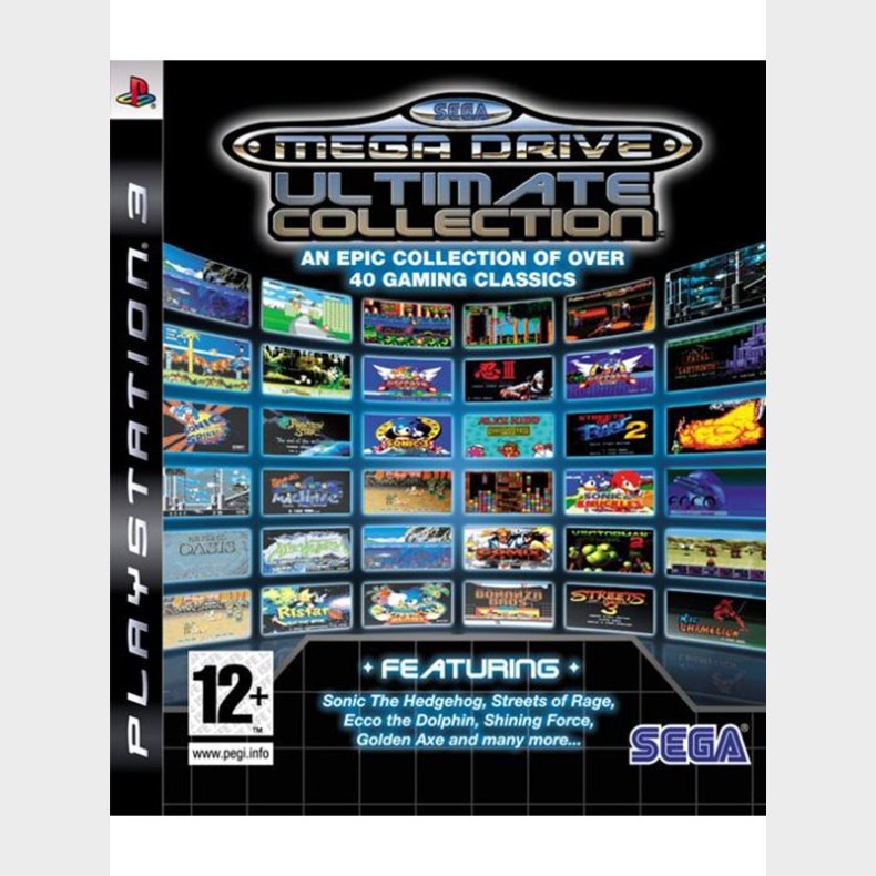 Mega Drive Ultimate Collection - Sony PlayStation 3 - Retro