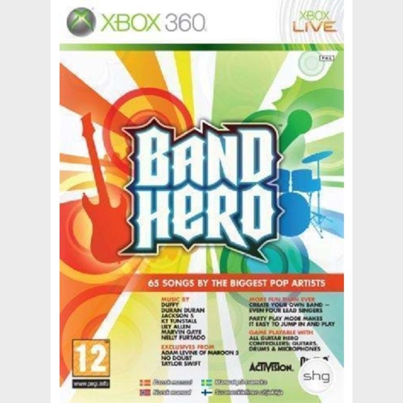 Band Hero - Microsoft Xbox 360 - Musik