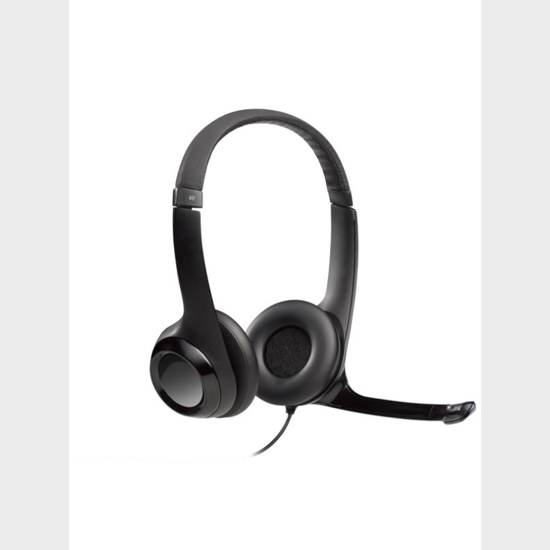 Logitech H390 USB Computer Headset - Black