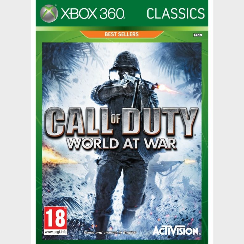 Call of Duty: World at War - Classics - Microsoft Xbox 360 - FPS