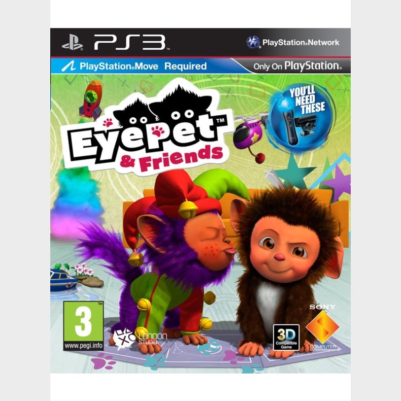 EyePet &amp; Friends - Sony PlayStation 3 - Virtuelle kledyr