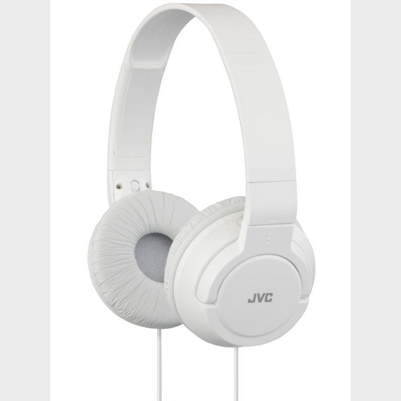 JVC  HA-S180 lightweight headphones. White