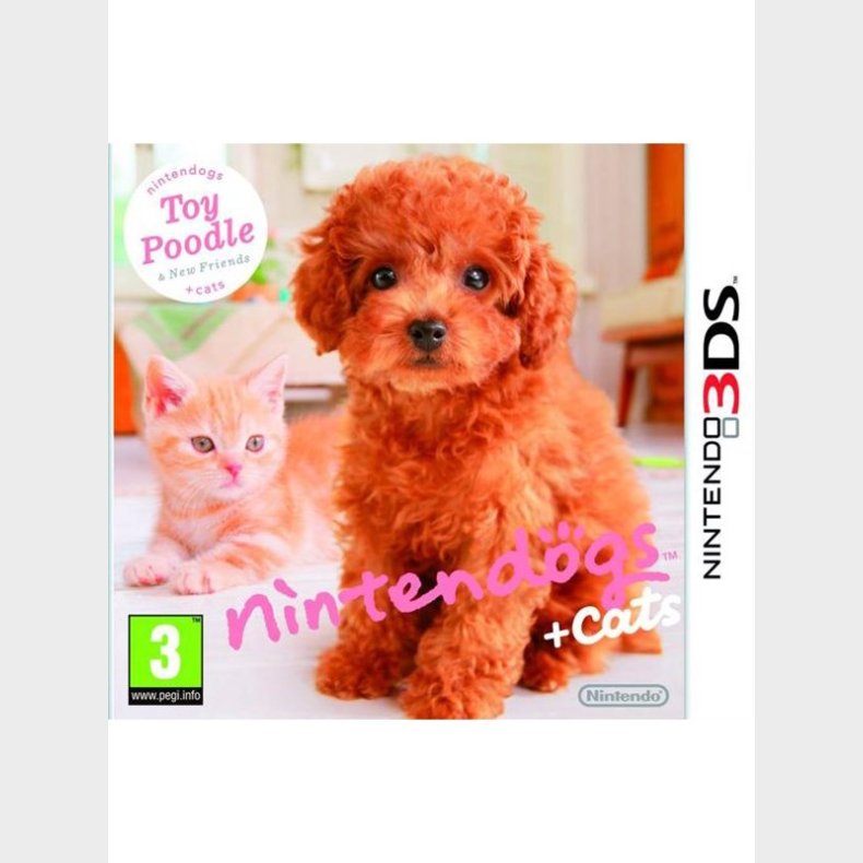 Dogs and Cats: Toy Poodle &amp; New Friends - Nintendo 3DS - Virtuelle kledyr