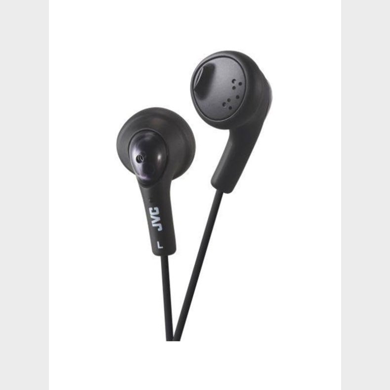 JVC  In Ear Gumy Headphones. Black