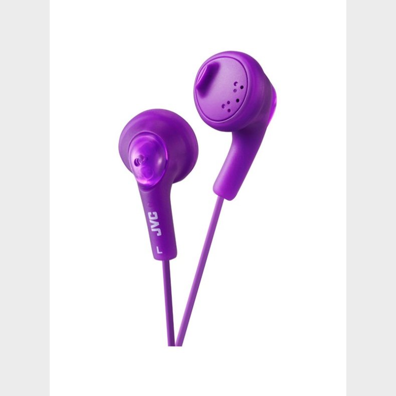 JVC  In Ear Gumy Headphones. Violet