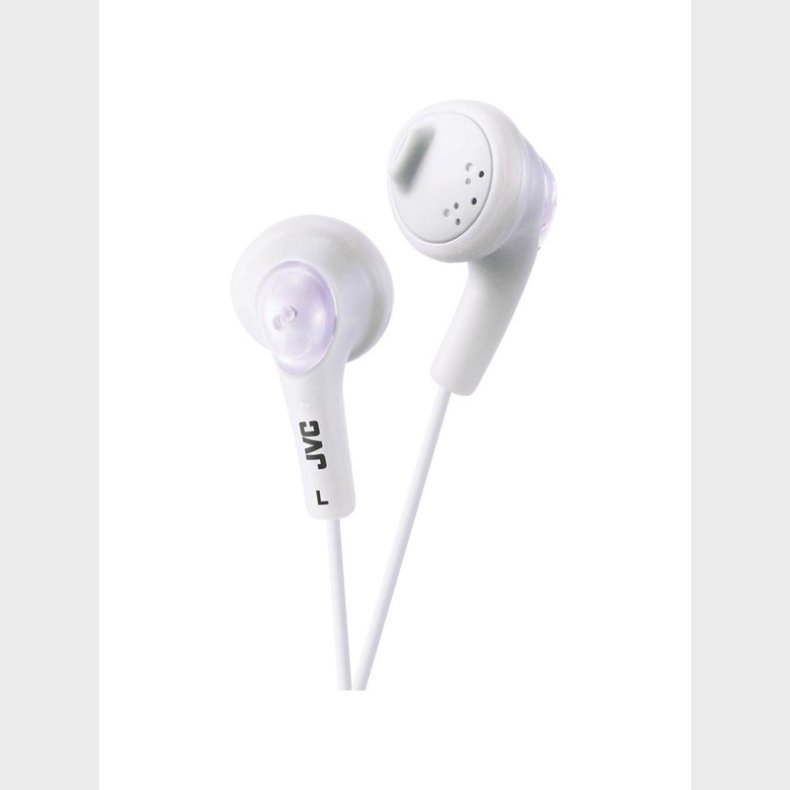 JVC  In Ear Gumy Headphones. White