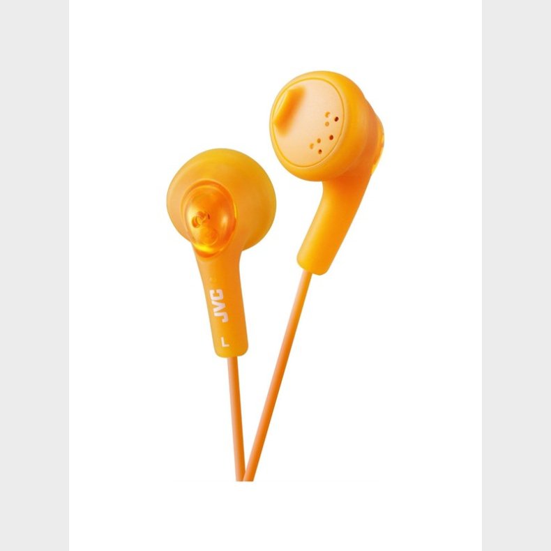 JVC  In Ear Gumy Headphones. Orange