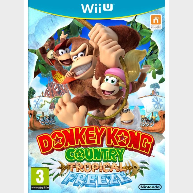 Donkey Kong Country: Tropical Freeze - Nintendo Wii U - Action