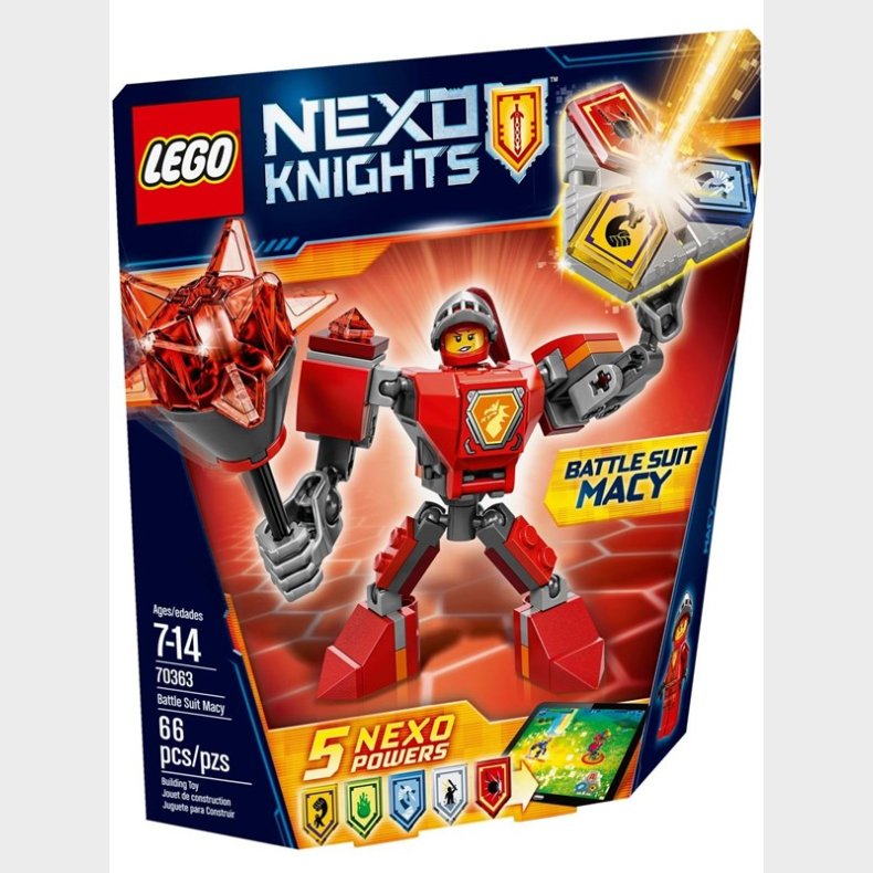 LEGO Nexo Knights 70363 70363 Macy i kampdragt