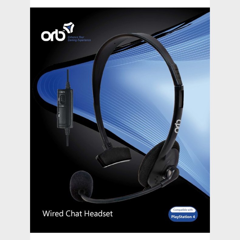 Orb PS4 Wired Chat Headset - Headset - Sony PlayStation 4