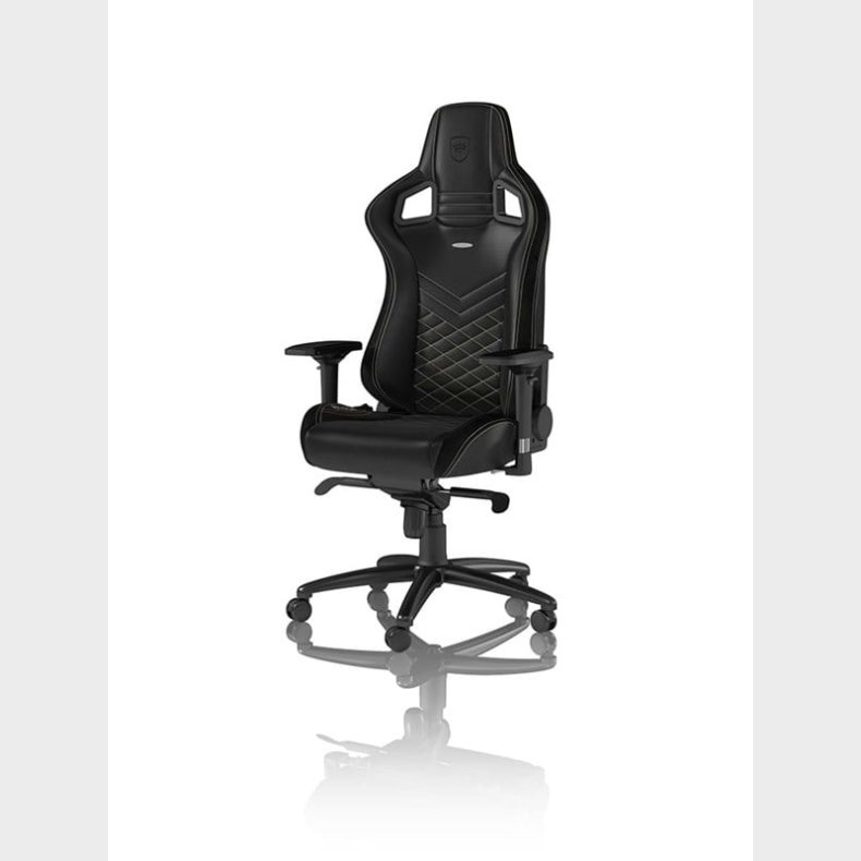 noblechairs EPIC Series - Black / Gold Gamer Stol - Sort / Guld - PU Lder - Op til 120 kg