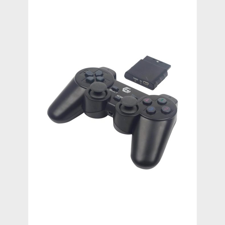 Gembird JPD-WDV-01 - Black - Controller - Sony PlayStation 2