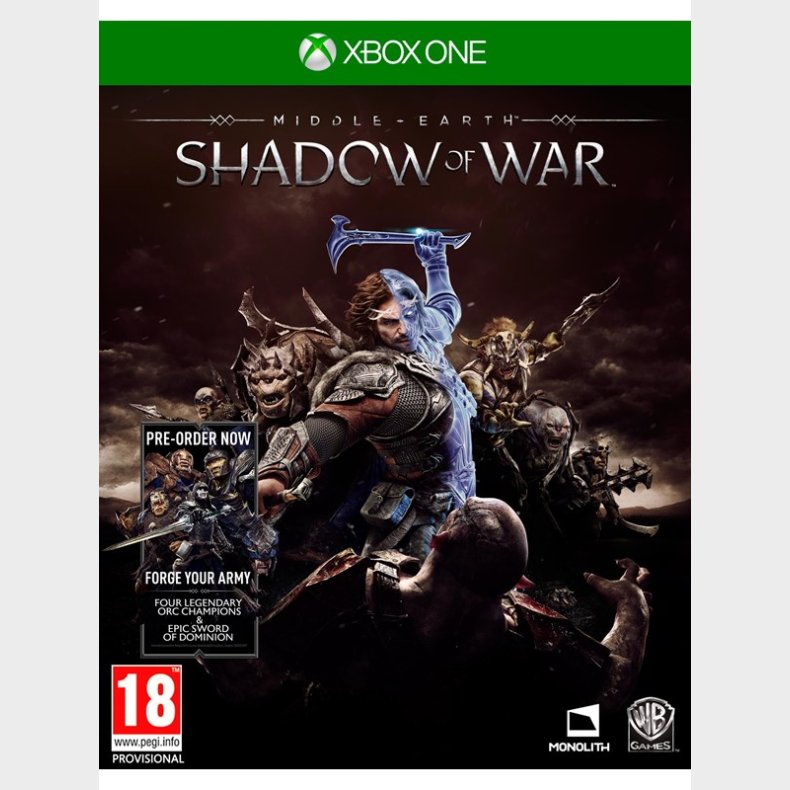 Middle-earth Shadow of War - Microsoft Xbox One - Action