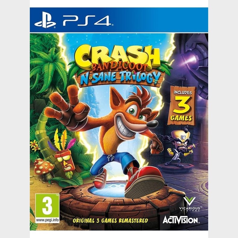 Crash Bandicoot N-Sane Trilogy - Sony PlayStation 4 - Samlinger