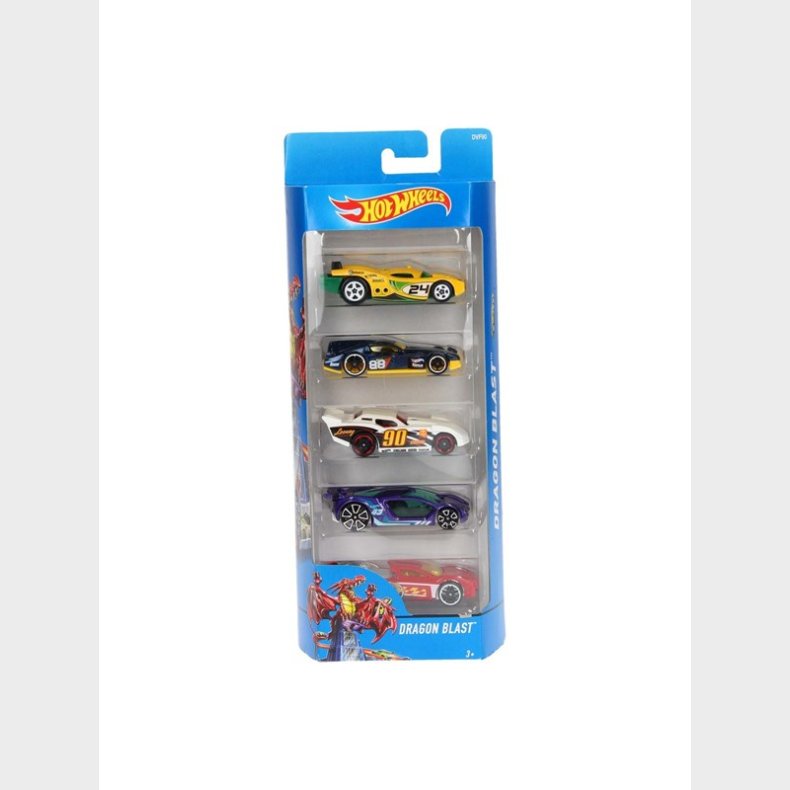 Hot Wheels 5-pak Biler - assorteret