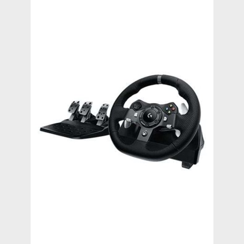 Logitech G920 Driving Force - rat og pedalst - kabling - Steering wheel &amp; Pedal set - Microsoft Xbox One