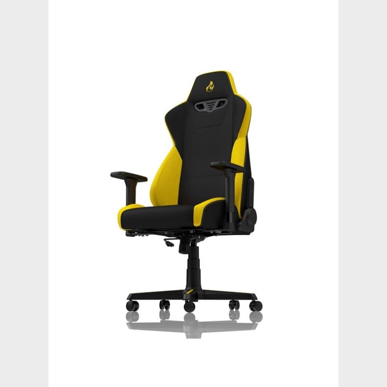 Nitro Concepts S300 Gaming Chair - Astral Yellow Gamer Stol - Sort / Gul - Stof - Op til 135 kg