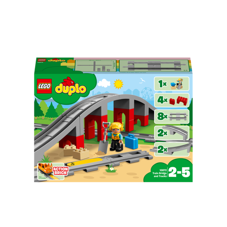 LEGO DUPLO 10872 Togbro og spor