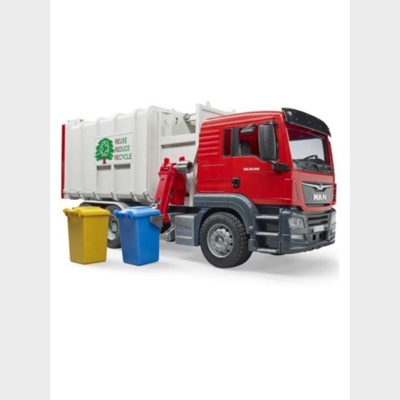 Bruder MAN TGS Side loading garbage truck