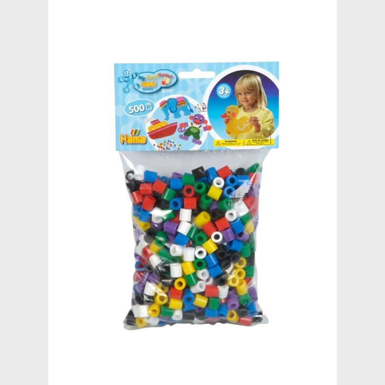 Hama Perler mix-basic Maxi 500stk.