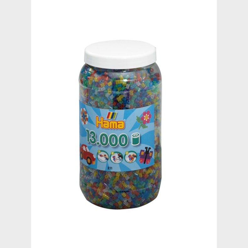 Hama Perler I Pot-Glittermix 13.000stk.