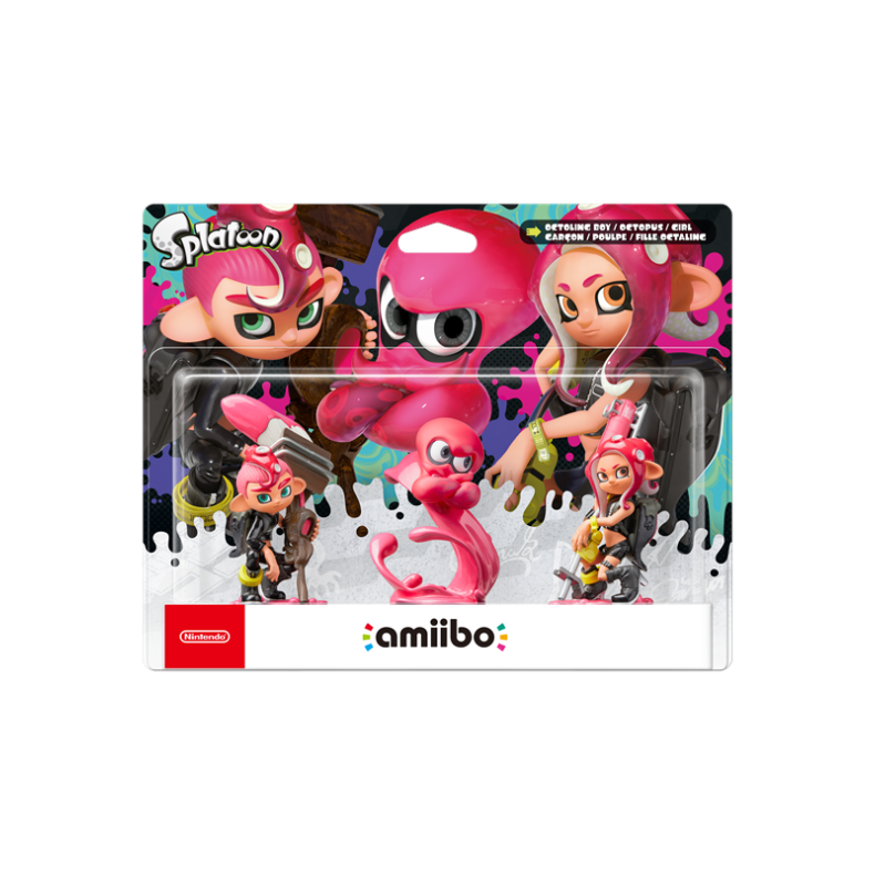 Nintendo Amiibo Octoling Girl - Boy - Octopus - 3 in 1 - Accessories for game console - Nintendo Switch