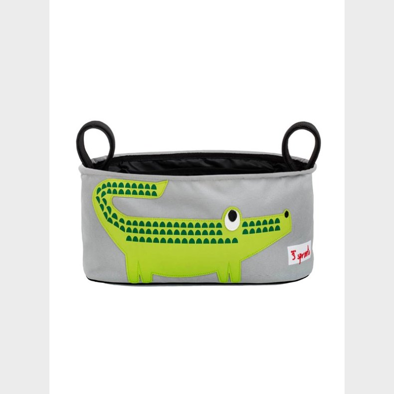 3 Sprouts Opbevaringskurv til klap- og barnevogn (Stroller organizer), Crocodile