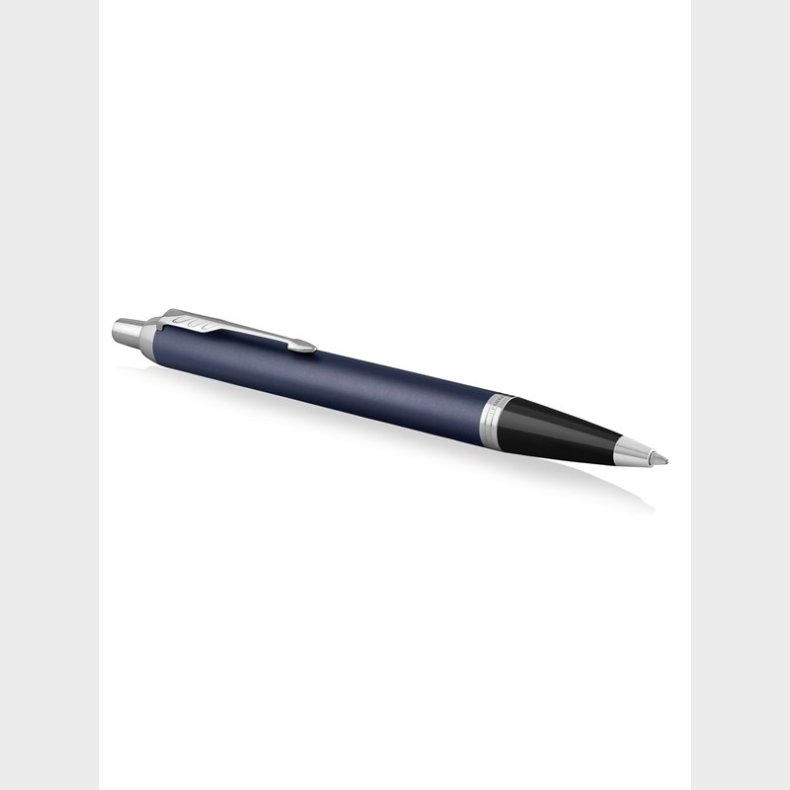 Parker IM-kuglepen | mat bl | medium spids med bl blk | gaveske