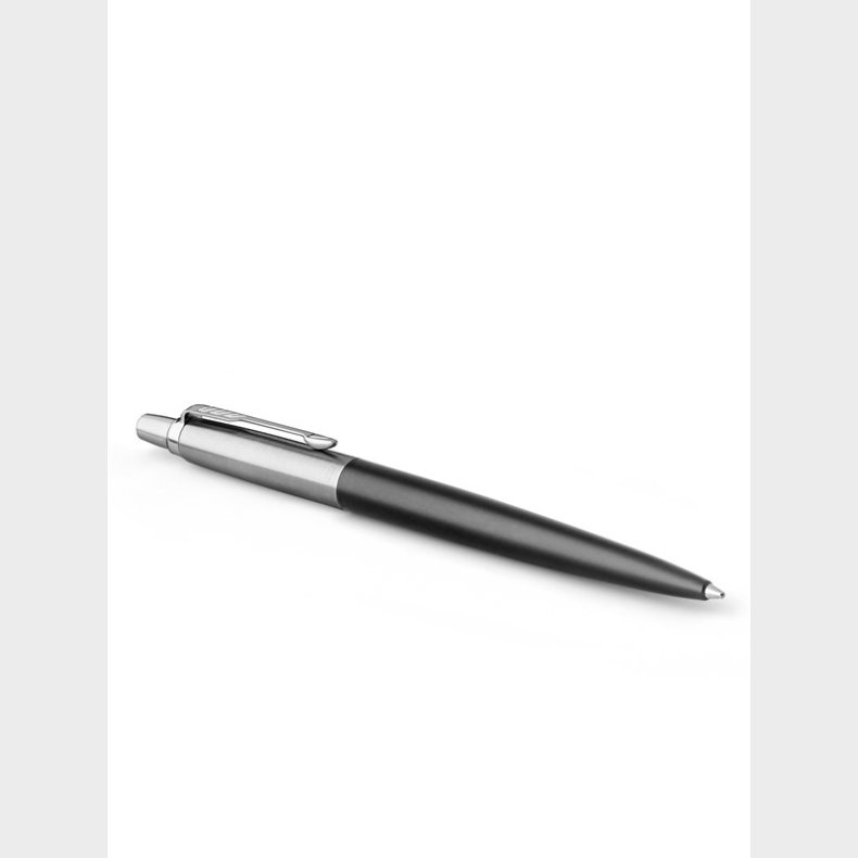 Parker Jotter kuglepen | Bond Street sort med detaljer i krom | medium spids bl blk