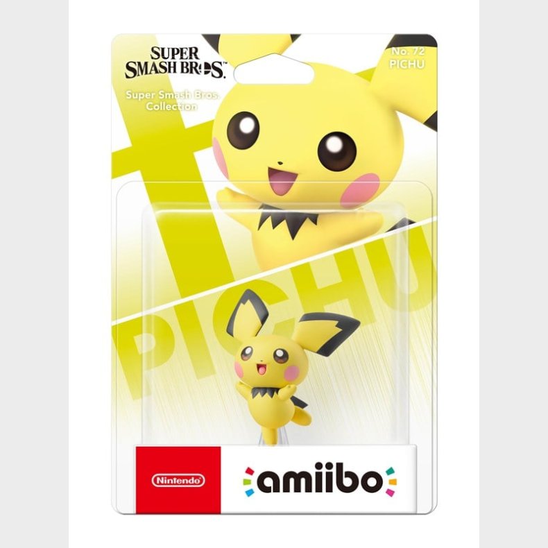 Nintendo Amiibo Pichu no. 72 (Super Smash Bros. Collection) - Accessories for game console - Nintendo Switch