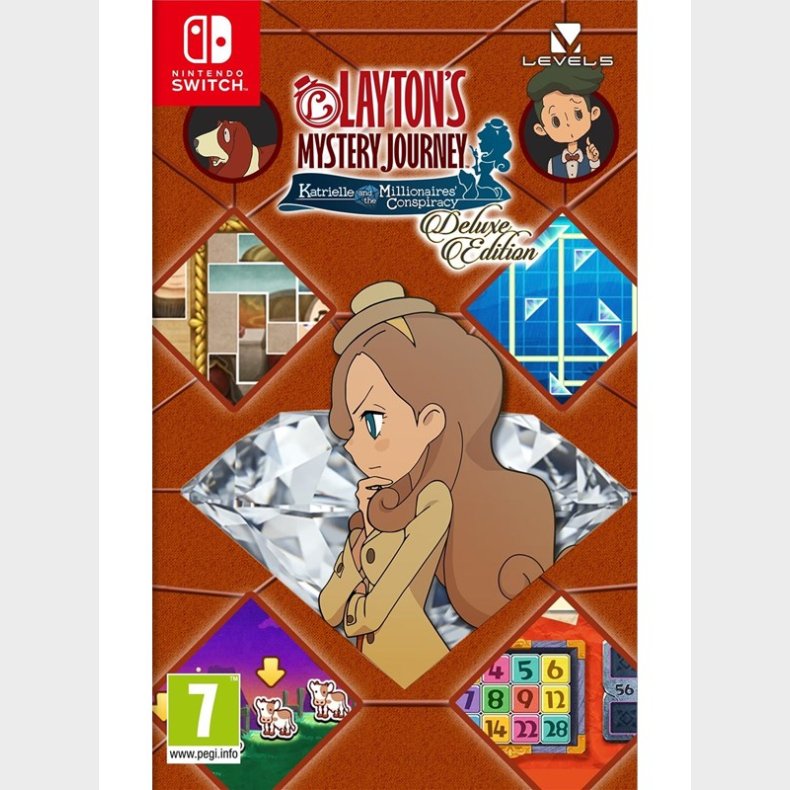 LAYTON&apos;S MYSTERY JOURNEY: Katrielle and the Millionaires&apos; Conspiracy (Deluxe Edition) - Nintendo Switch - Eventyr