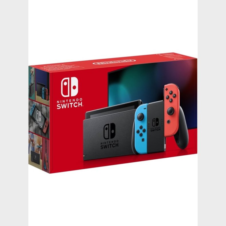 Nintendo Switch With Joy-Con - Neon Blue and Neon Red (V2)