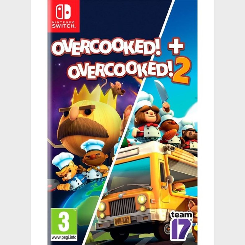 Overcooked + Overcooked 2 Double Pack - Nintendo Switch - Fest