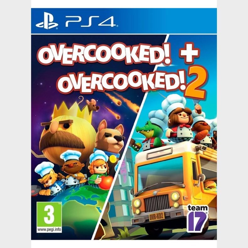 Overcooked! 1 &amp; 2 - Sony PlayStation 4 - Fest