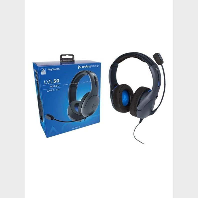 PDP LVL50 Wired Stereo Headset - Black