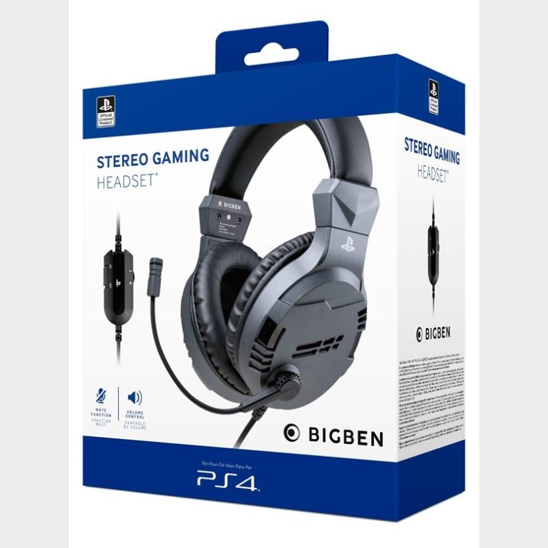 BigBen Interactive PS4/PS5 Gaming Headset V3 - Titan - Headset - Sony PlayStation 4