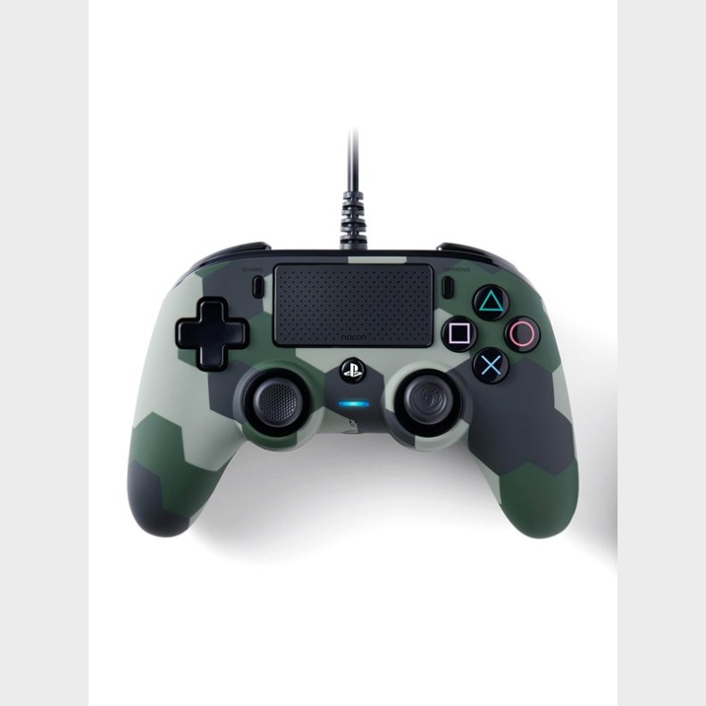 NACON PS4 Nacon Wired Compact Controller - Camo Green - Controller - Sony PlayStation 4