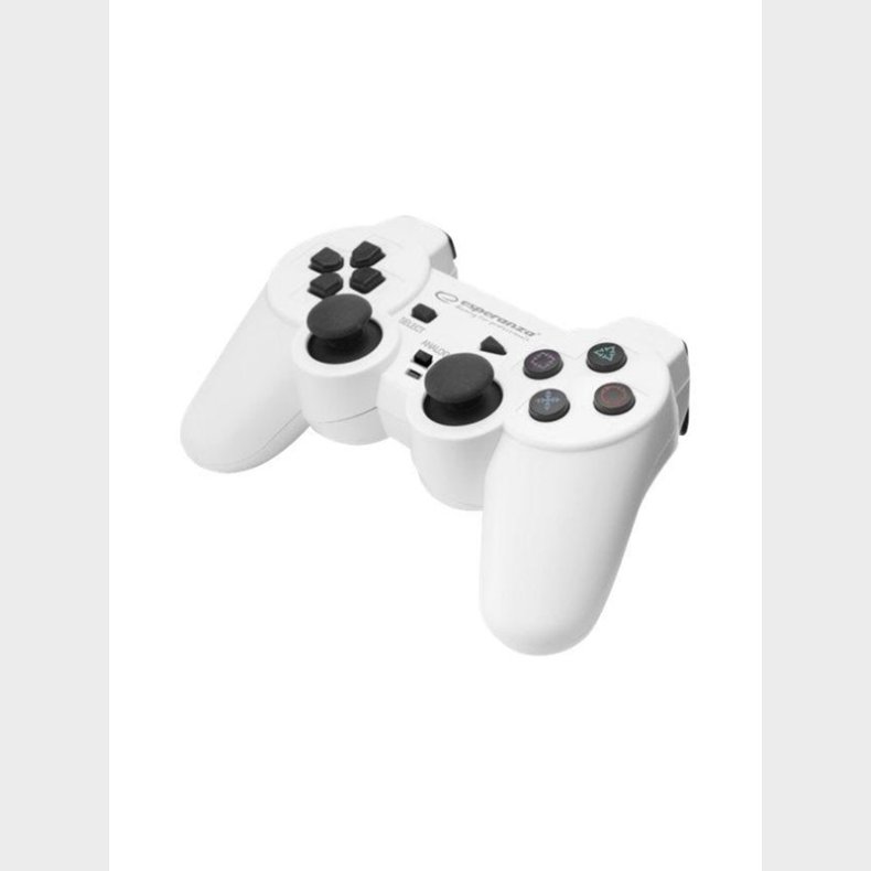 Esperanza GamePad PS3/PC USB Trooper White - Controller - PC