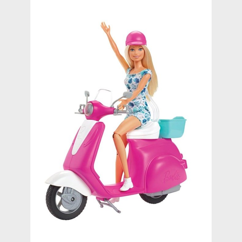 Barbie - Doll and Scooter