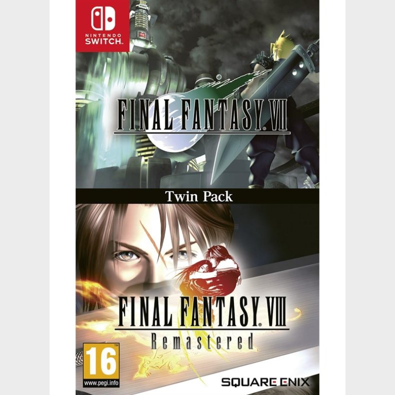 Final Fantasy VII &amp; Final Fantasy VIII Remastered - Nintendo Switch - RPG