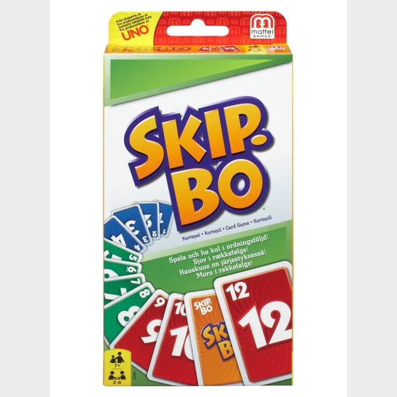 Mattel SKIP-BO Kort spil (Dansk)