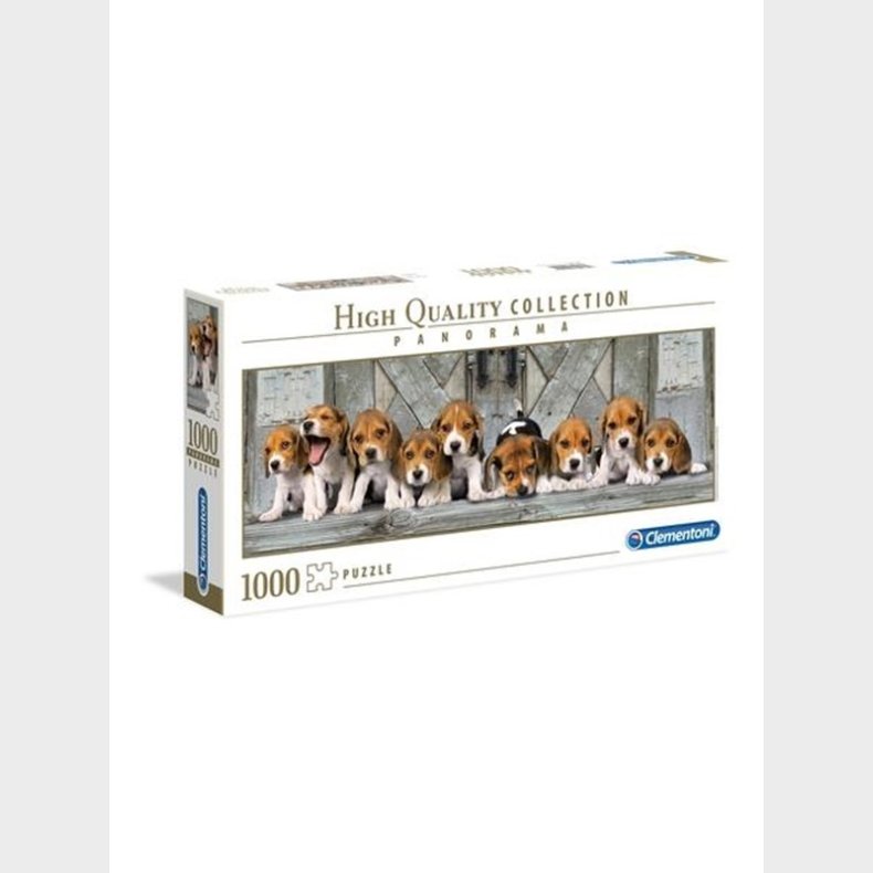 Clementoni 1000 pcs. High Quality Collection Panorama BEAGLES Floor