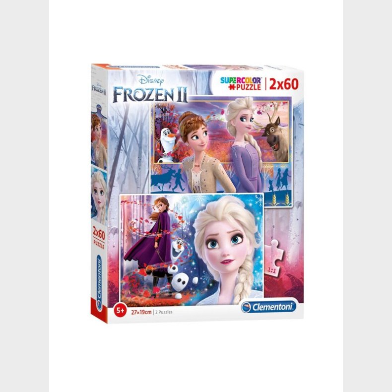 Clementoni 2x60 Puslespil Kids Frozen 2