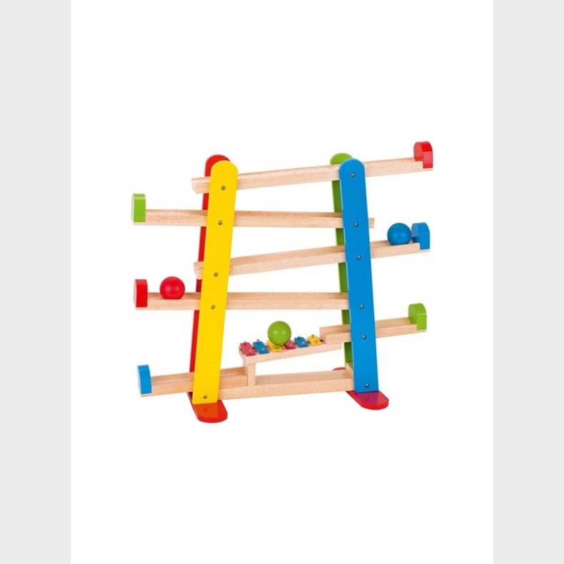 Goki Wooden Marble Court with Xylophone