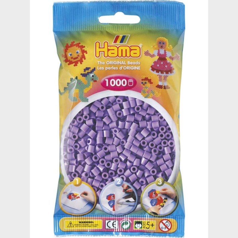 Hama Perler-lilla Pastel (045) 1000stk.