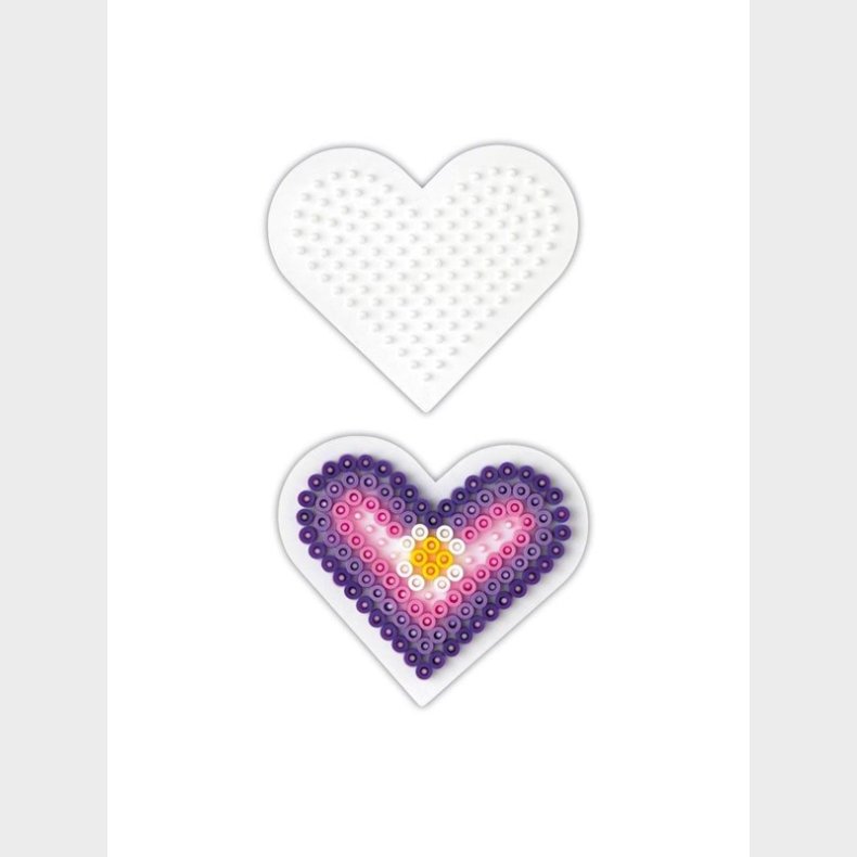 Hama Perler Perleplade-Heart Small