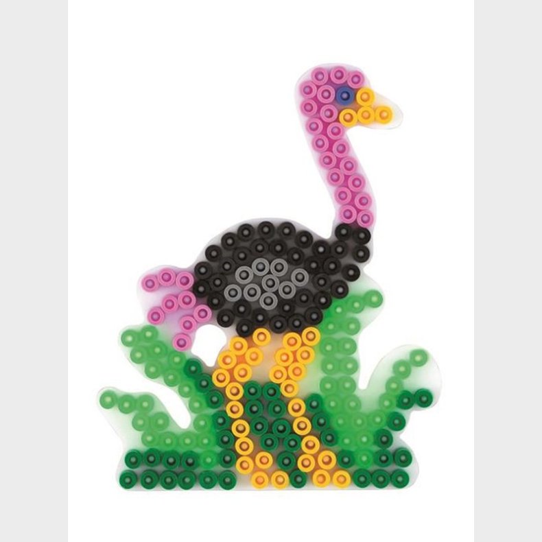 Hama Perler Perleplade-Ostrich