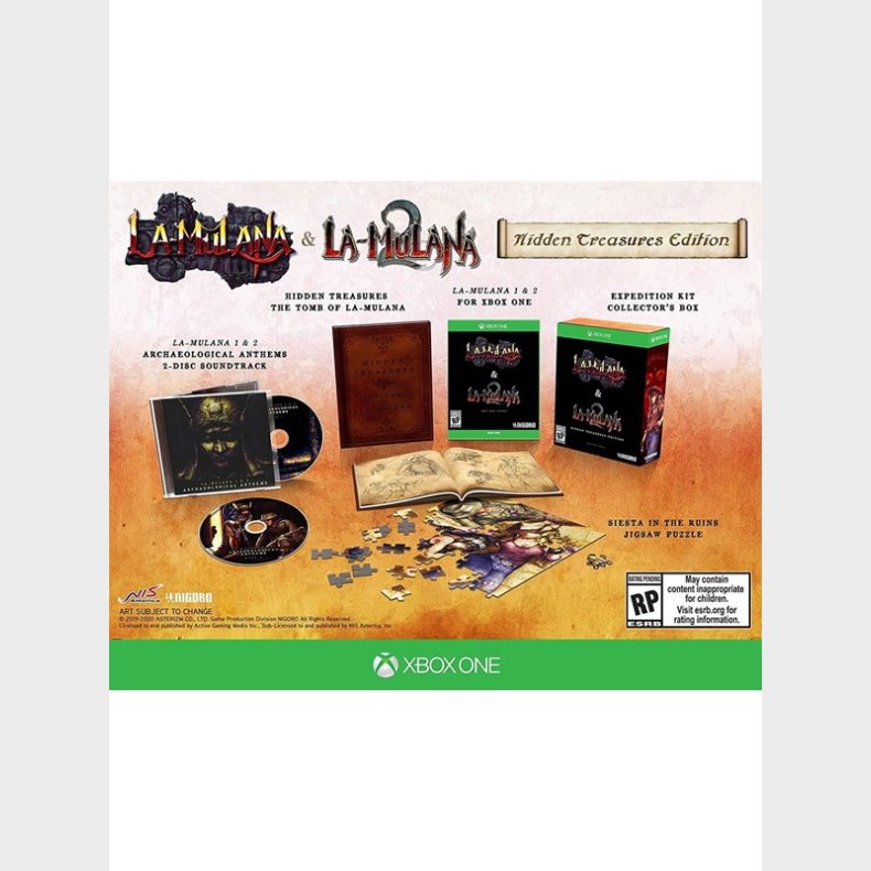 La-Mulana 1 &amp; 2: Hidden Treasures Edition - Microsoft Xbox One - Platformer